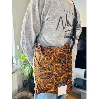 Heren schouder tas jati klassiek